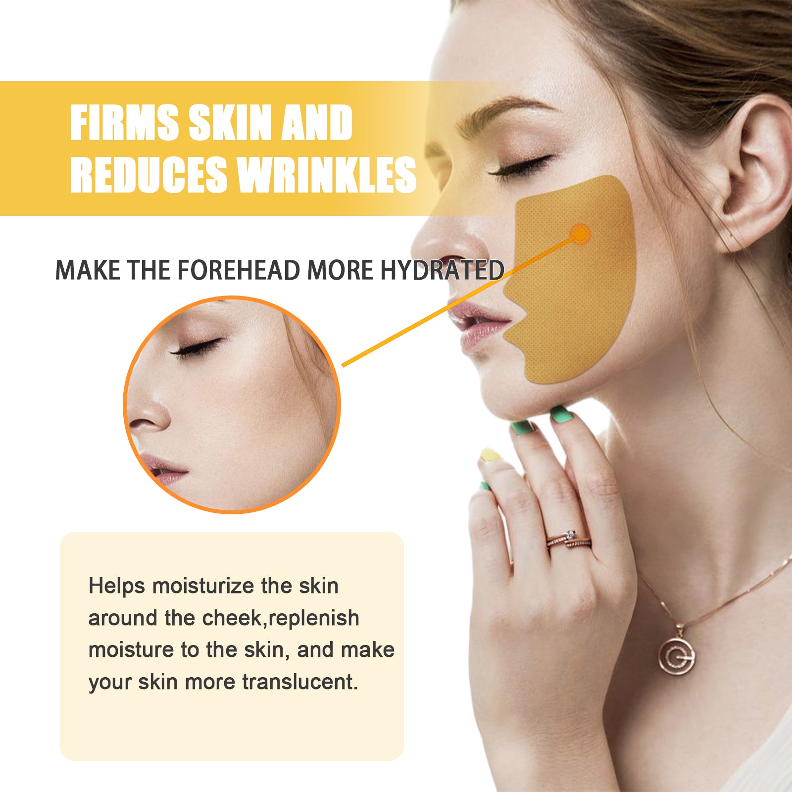 Collagen Cheek Patches, Lighten Fine Lines And Tighten Facial Skin Patch