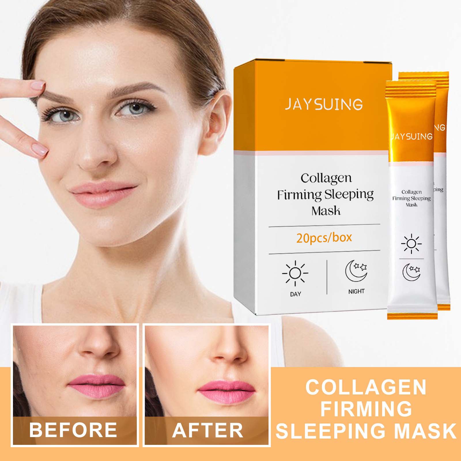 Collagen Moisturizing Mask For Hydrating, Firming, Moisturizing And Smoothing Facial Skin