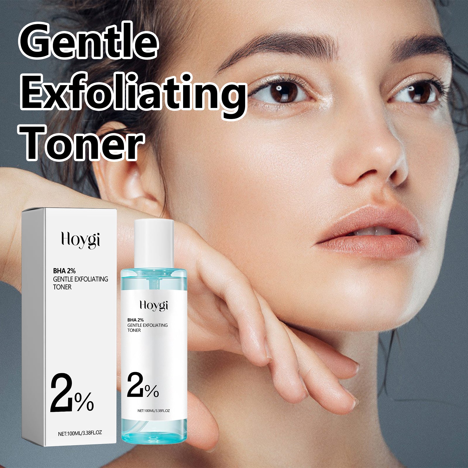 Gentle Exfoliating Toner, Repair Skin Barrier Facial Redness Hydrating Shine Refreshing Toner