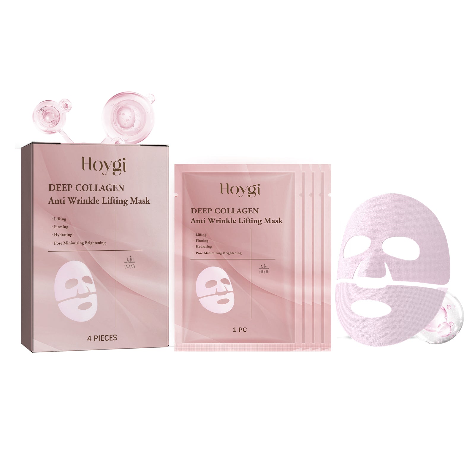 Collagen Skin Care Mask Brightens, Nourishes And Moisturizes Every Inch Of Skin