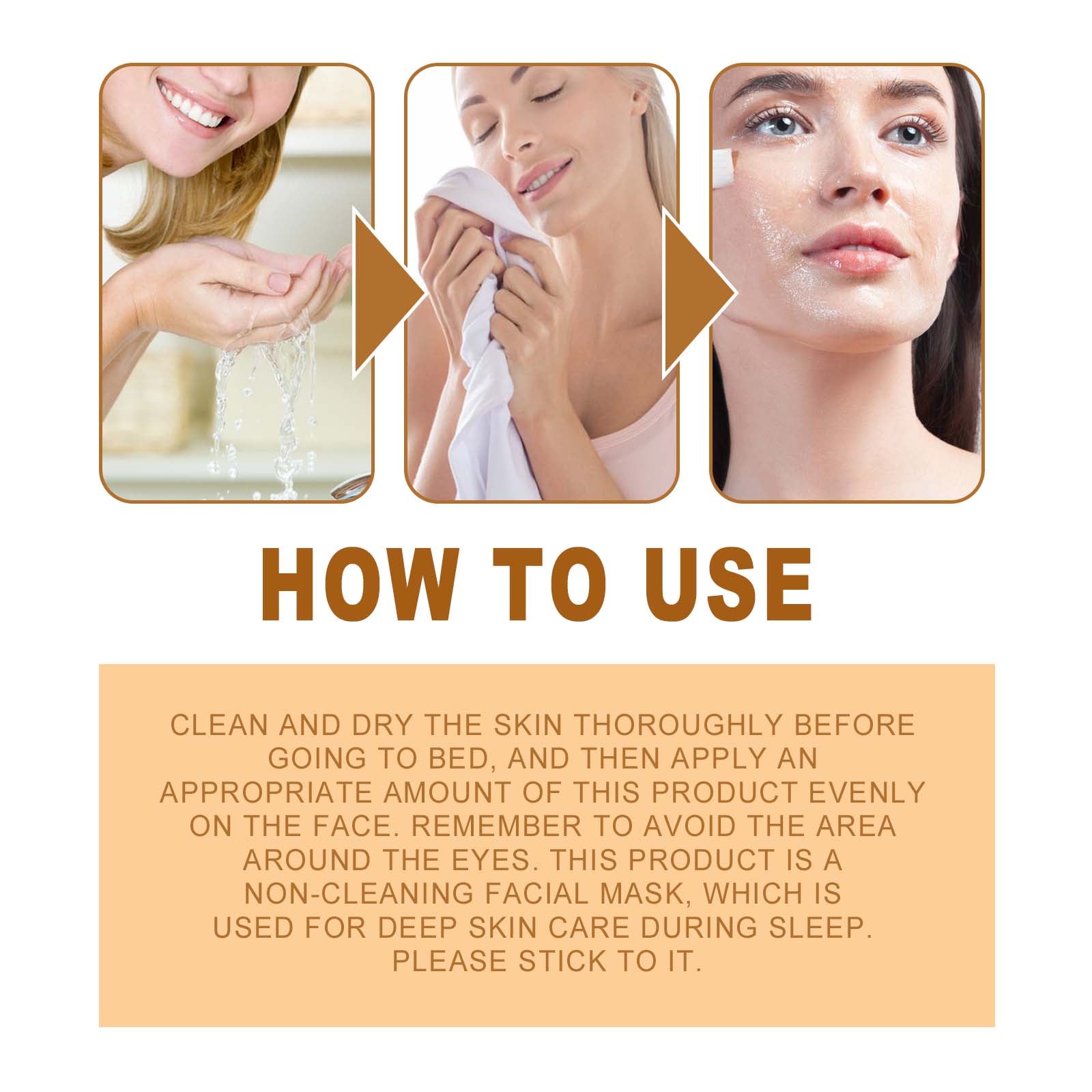 Collagen Moisturizing Mask For Hydrating, Firming, Moisturizing And Smoothing Facial Skin