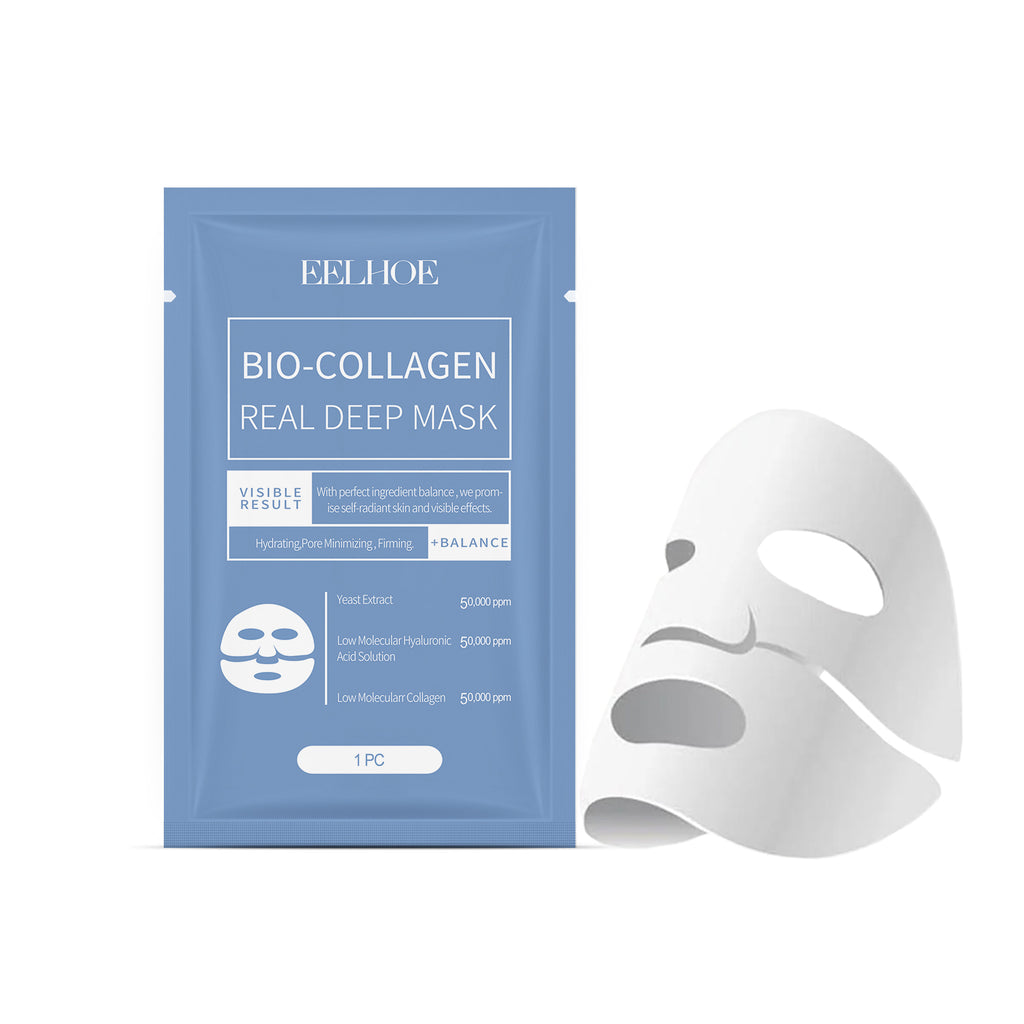 Collagen Mask Hydrates And Moisturizes Facial Skin Hydrating And Translucent Collagen Mask