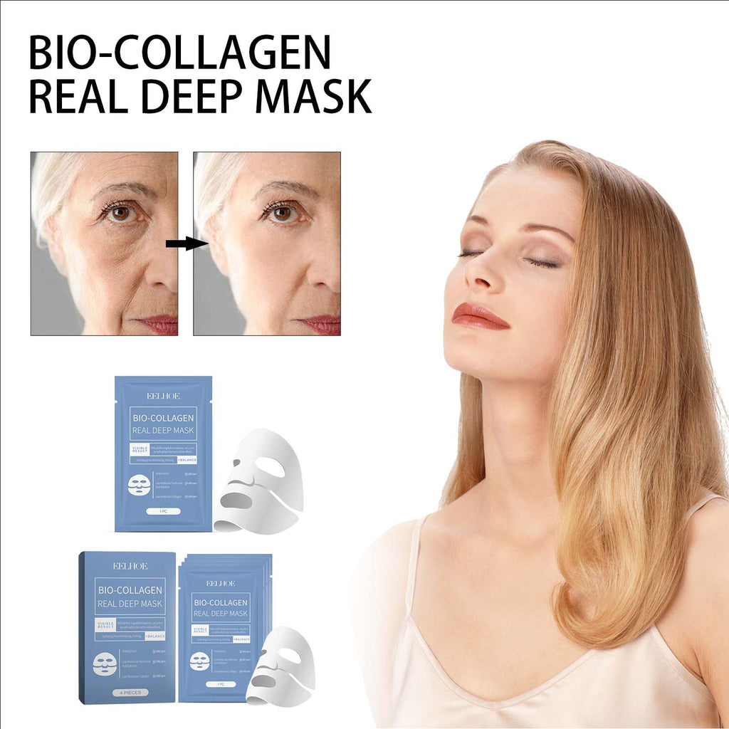 Collagen Mask Hydrates And Moisturizes Facial Skin Hydrating And Translucent Collagen Mask